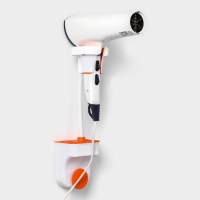 Держатель для фена Доляна, подставка под ванные принадлежности, 33,5&times;9&times;7,5 см, цвет белый