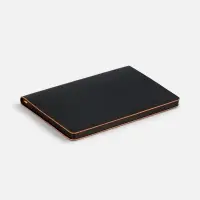 Ежедневник Trait, недатированный, черный с оранжевым