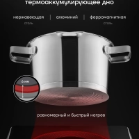 Кастрюля со стеклянной крышкой Loretto-24C