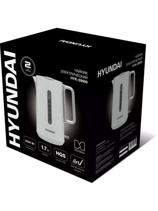 Чайник HYK-S9999 1,7л 2200Вт светло-зеленый (металл)