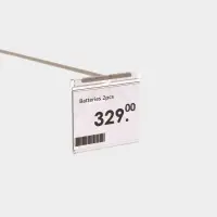 Ценникодержатель на крючок, откидной, 7&times;4 см, цвет прозрачный