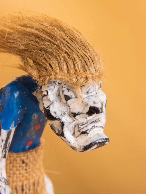 Сувенир &laquo;Абориген футболист&raquo;, 7&times;12&times;21 +/- см, дерево