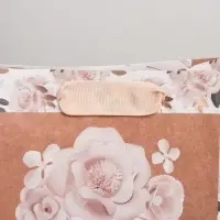 Пакет подарочный крафтовый, упаковка, &laquo;Подарок для тебя&raquo;, MS 18 х 23 х 8 см