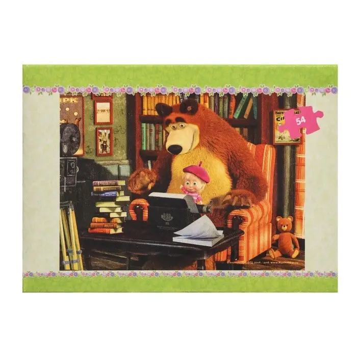 Пазлы &laquo;Маша и Медведь&raquo;, 54 элемента, МИКС