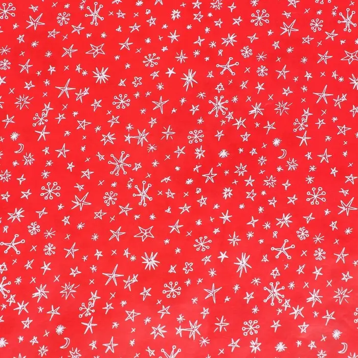 Бумага упаковочная новогодняя глянцевая двусторонняя &laquo;Венки &raquo;, 70&times;100 см