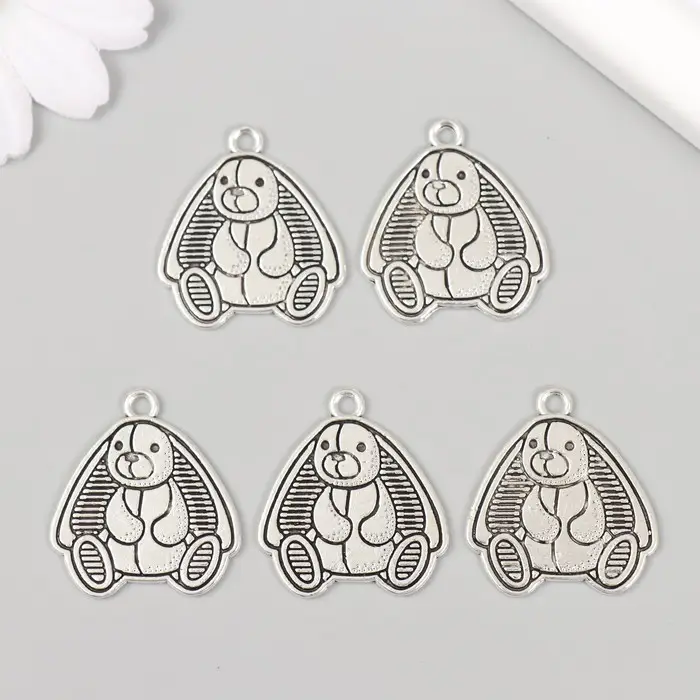 Декоративный элемент для творчества &laquo;Арт Узор. Милый зайка&raquo;, 2.5&times;2.6 см