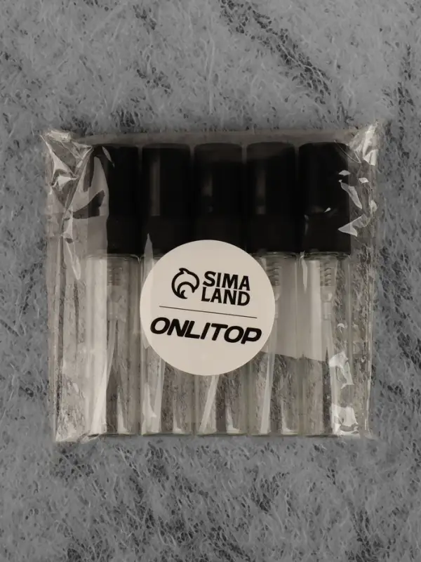 Флакон для парфюма, с распылителем, 5 мл, фасовка &ndash; 5 шт., чёрный