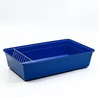 Клетка усиленная для кроликов, 60 х 36 х 32 см, синяя