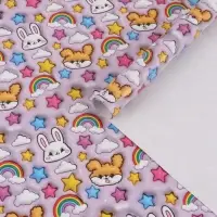 Бумага упаковочная глянцевая &laquo;Праздник&raquo;, 70 &times; 100 см