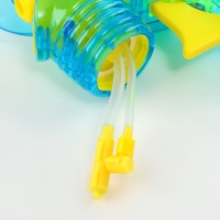 Генератор-пистолет мыльных пузырей &laquo;Утка&raquo;, прозрачный, МИКС