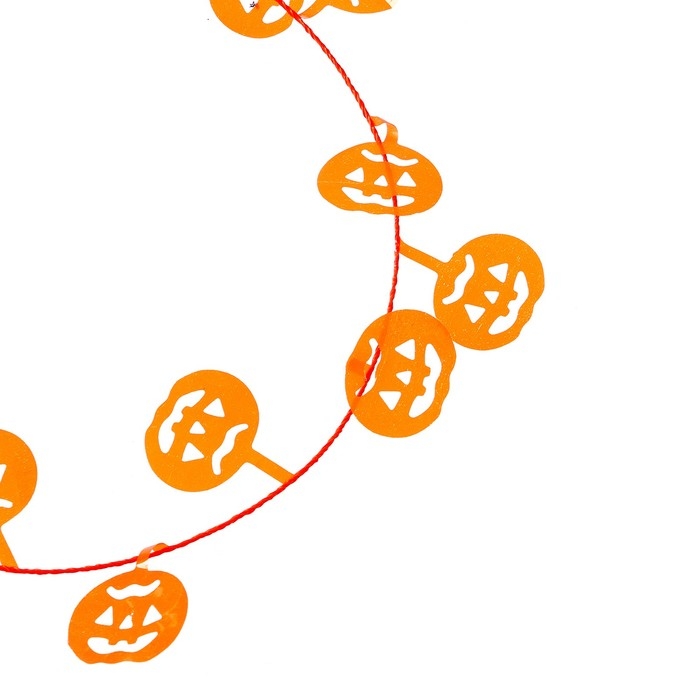 Карнавальный аксессуар-проволока &laquo;Тыква&raquo;, 7,2 метра