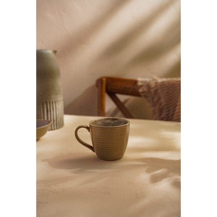 Кружка фарфоровая SL Home &laquo;песчаный бриз&raquo;, 320 мл, цвет бежевый