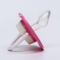 Соска - пустышка силиконовая ортодонтическая &laquo;Ракушка&raquo;, от 6 мес., цвет розовый