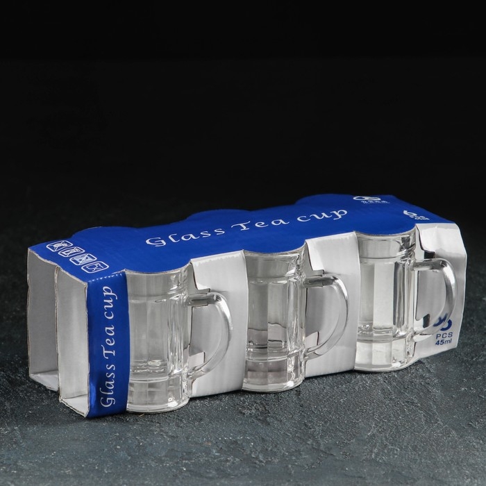 Набор стопок стеклянных Afterparty, 40 мл, 4&times;7 см, 6 шт