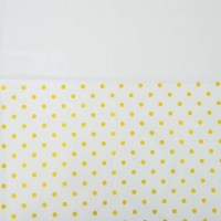 Клеёнка на стол &laquo;Горох&raquo;, 137&times;220 см, цвет золотой