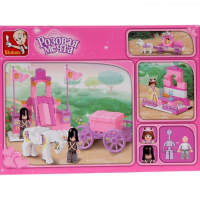 Конструктор &laquo;Розовая мечта: королевская карета&raquo;, 137 деталей