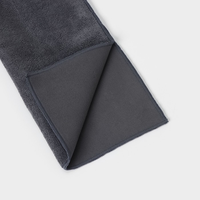 Салфетка для уборки Raccoon &laquo;Суперплотная профи&raquo;, 30&times;40 см, микрофибра, цвет серый