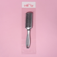 Расчёска массажная, вентилируемая, 5 &times; 22 см, цвет МИКС