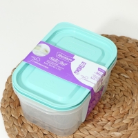 Набор пищевых контейнеров с паровыпуском, 2 шт: 1,1 л, 1,25 л, цвет микс