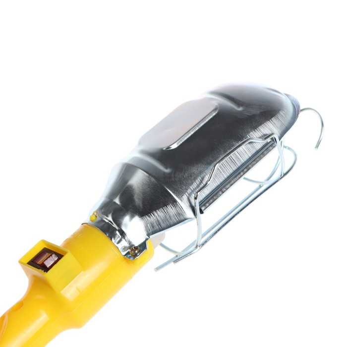 Светильник переносной Luazon Lighting, с выключателем под лампу E27, 15 метров, желтый