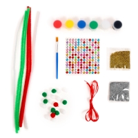 Набор для творчества &laquo;Новогодний подарок&raquo;, 20 основ под раскраску