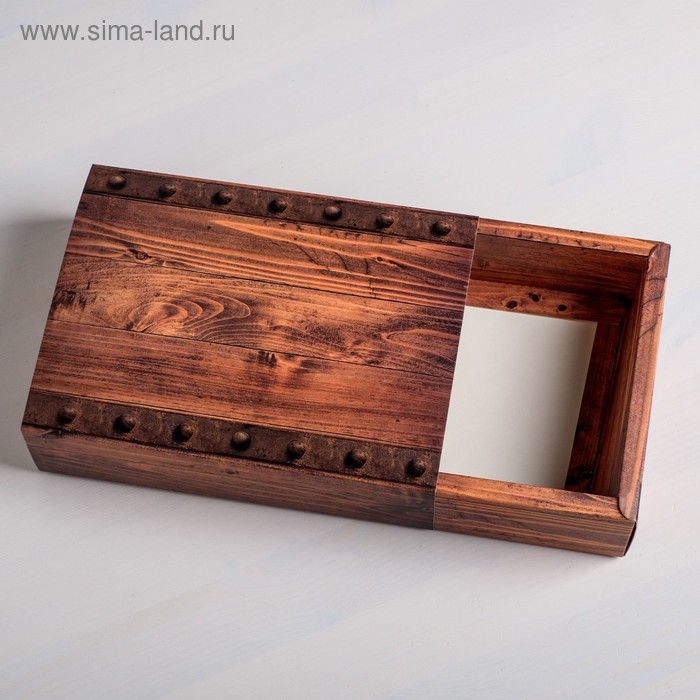 Коробка кондитерская, упаковка, &laquo;Ящик&raquo;, 20 х 15 х 5 см