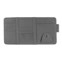 Органайзер на солнцезащитный козырек, 30&times;14.5 см, серый