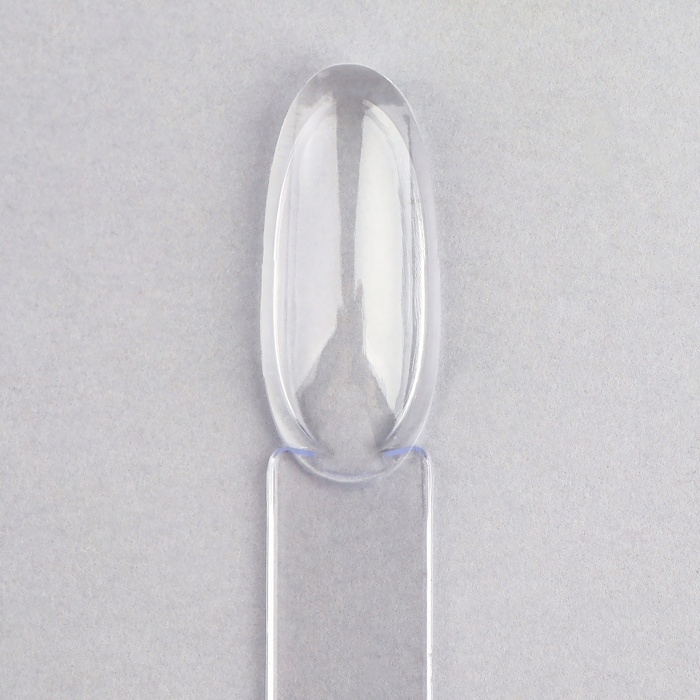 Палитра для лаков на кольце, 50 ногтей, форма овал, цвет прозрачный