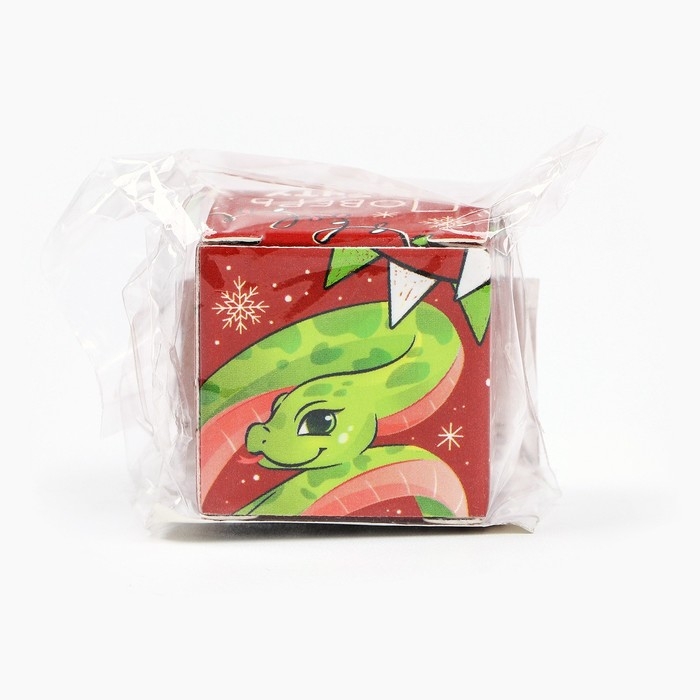 Новогодняя свеча гелевая Зима это &laquo;Новый год: Поверь в мечту&raquo;, 2,5 х 2,5 х 2,5 см