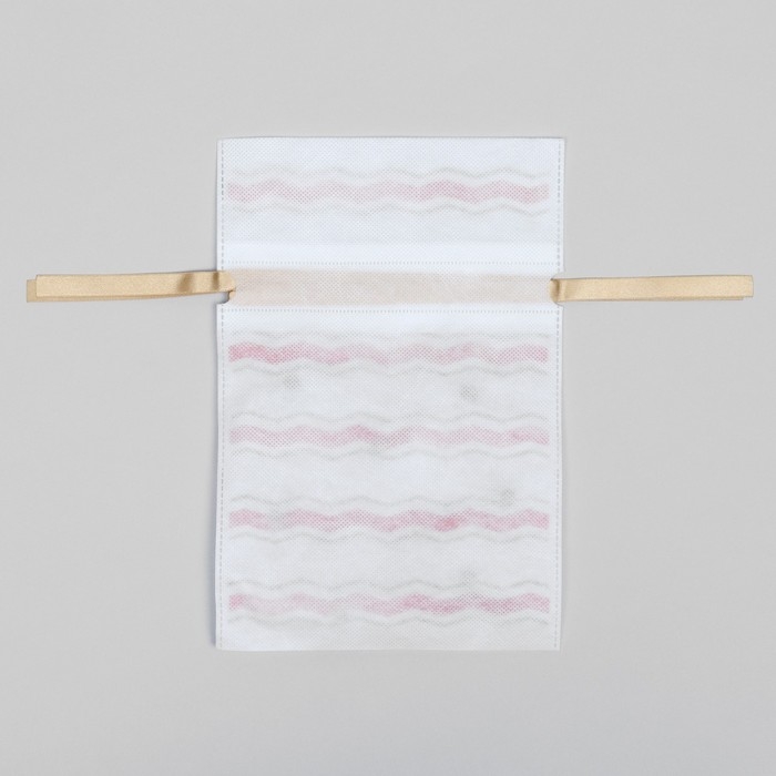 Новый год. Мешок подарочный "Помпоны", 20 х 30 см