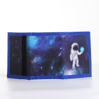 Кошелёк детский на липучке &laquo;Выбражулька&raquo;, цвет синий