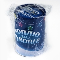 Копилка новогодний подарок &laquo;Новый год: Коплю на счастье&raquo;, 8 х 12 см.