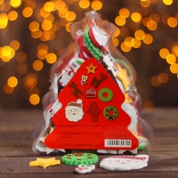 Декор для творчества на клеевой основе &laquo;Новогодняя феерия&raquo;, набор 90 шт., МИКС