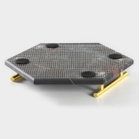 Поднос из мрамора Magistro Marble, 25&times;29 см, цвет чёрный