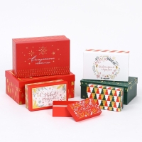 Набор коробок подарочных 15 в 1 &laquo;С Новым годом&raquo;, 12 х 7 х 4 см - 46,6 х 35,2 х 17.5 см, Новый год