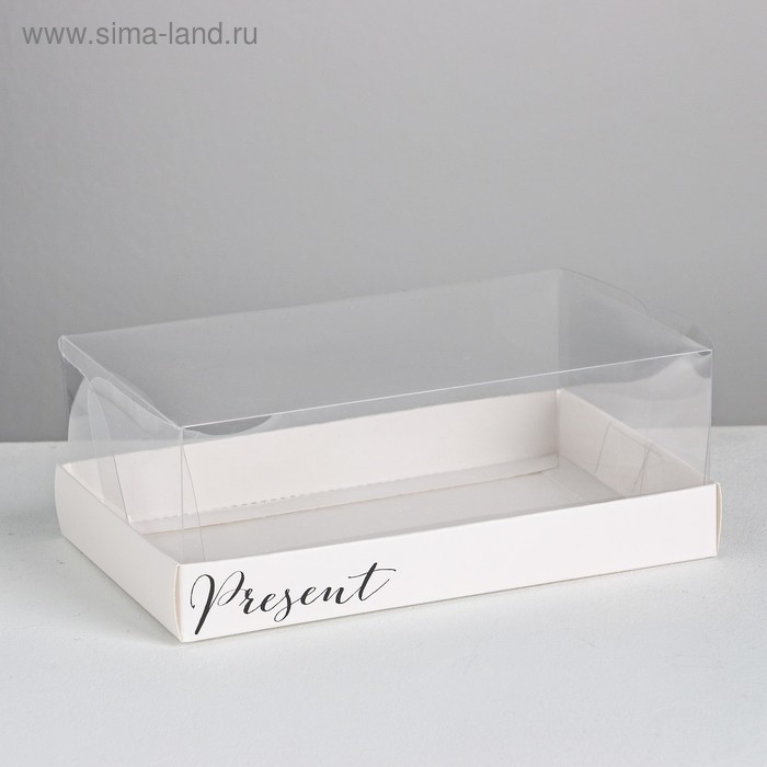 Коробка кондитерская &laquo;Present&raquo;, 22 х 8 х 13,5 см