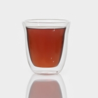 Стакан стеклянный с двойными стенками &laquo;Поль. Дуо волнистый&raquo;, 200 мл