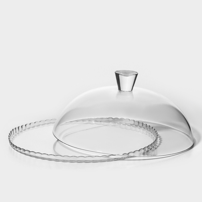 Подставка для торта стеклянная с крышкой Patisserie, d=32,2 см