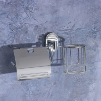 Держатель для туалетной бумаги с подставкой под освежитель воздуха Штольц St&ouml;lz &laquo;Нео&raquo;