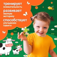 Пазл в металлической коробке &laquo;Синий трактор&raquo;, 35 деталей