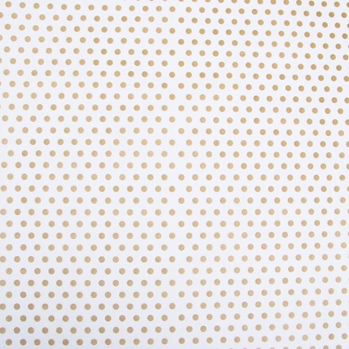 Бумага упаковочная крафт "Бисер золотой", 0,72 х 10 м, 50 г