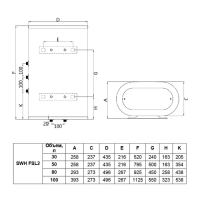Водонагреватель накопительный 80 литров