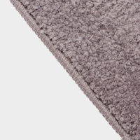 Коврик Доляна Daisies, 40&times;60 см, микрофибра, серый