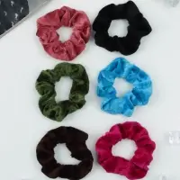 Резинка для волос "Бархат" яркость, микс