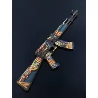 Набор сувенирное оружие &laquo;Золото&raquo;, автомат, пистолет, керамбит, 3 шт