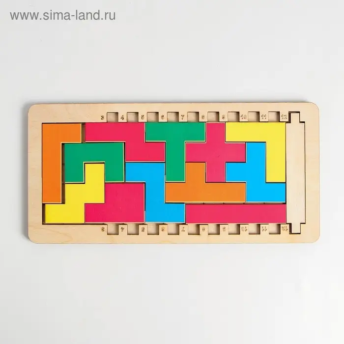 Головоломка-конструктор с уровнями сложности