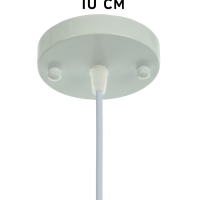 Светильник Lina 1х40Вт Е27 лимонный  26х26х32см