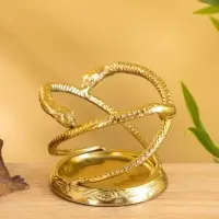 Подставка для бутылки &laquo;Змей искуситель&raquo;, 10.5&times;10.5&times;15 см, алюминий