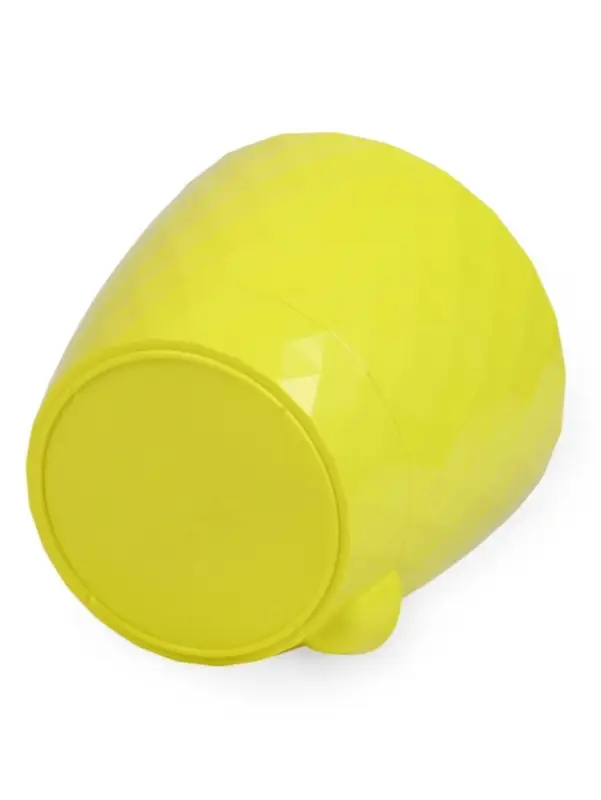 Кашпо с прикорневым поливом "Румба" 1 л, D13,5 см, h-12 см, цвет лимон