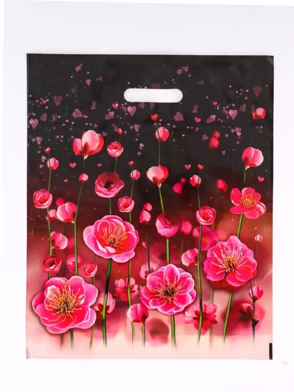 Пакет "Серенада" полиэтиленовый с вырубной ручкой, ламинированый 38х47 см, 60 мкм